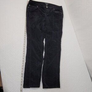 689. White & Black Pants Black Sz 10R